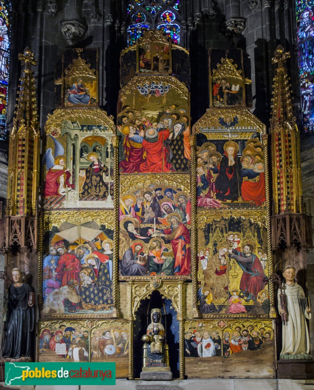 Tarragona - Catedral. Retaule de Sants Creus