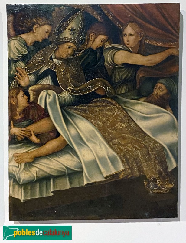 Museu Diocesà - Compartiments de retaule de Sant Sever. Curació miraculosa d'una cama del rei Martí