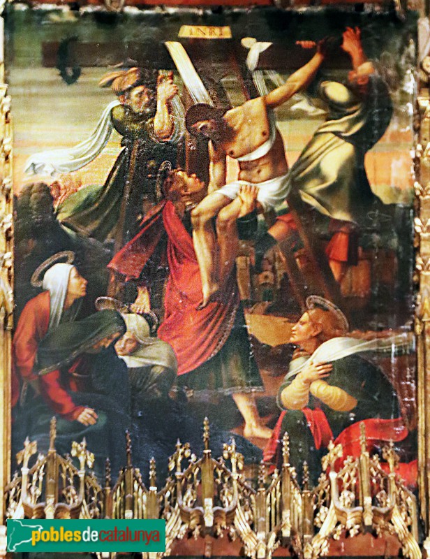 Barcelona - Església dels Sants Just i Pastor, retaule de la Santa Creu