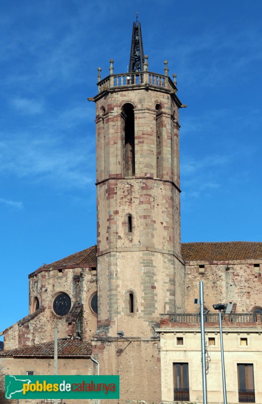 Caldes de Motbui - Església de Santa Maria. Campanar