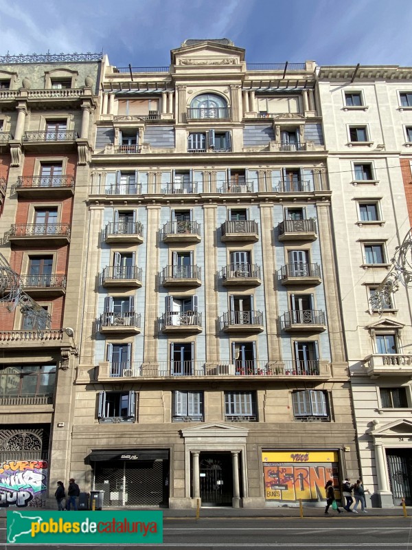 Barcelona - Via Laietana, 24 bis. Casa Antoni Lanau