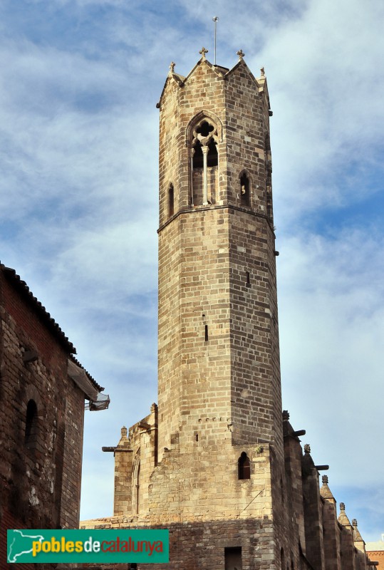 Barcelona - Capella de Santa Àgata. Campanar