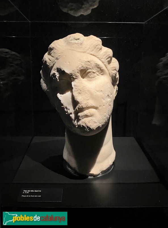 Caldes de Montbui - Museu. Cap d'Apol·lo (segle II dC)