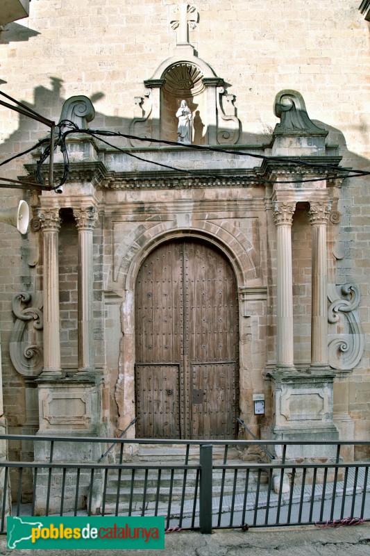 Blancafort - Església de Santa Magdalena, portada