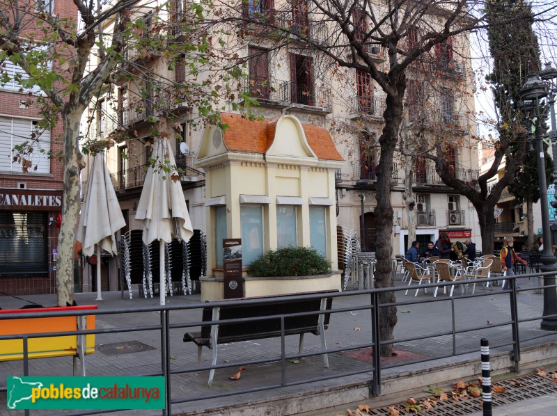 Caldes de Montbui - Quiosc de la plaça de l'Àngel