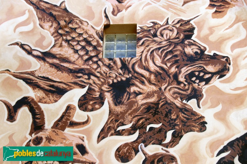 Caldes de Montbui - Mural de l'Escaldarium