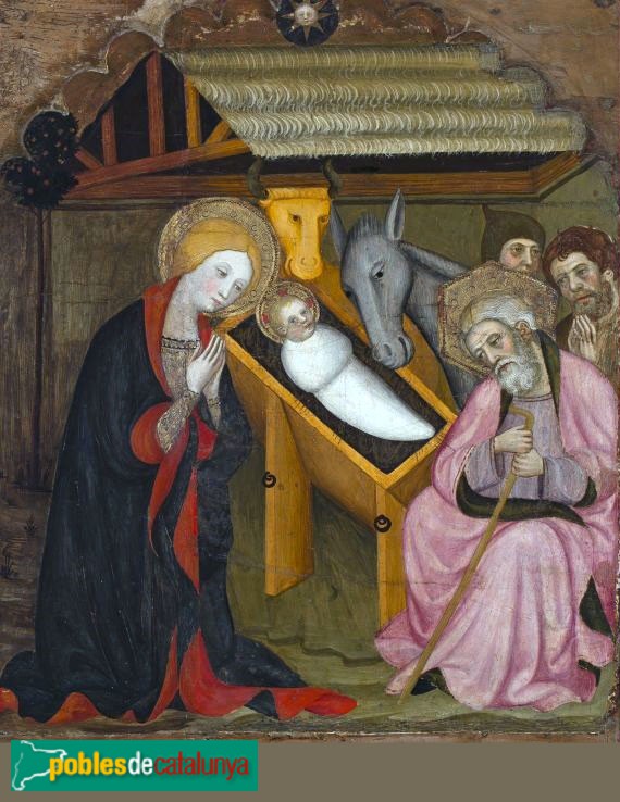 Fragment del retaule de Sant Pere de Cubells. Pere Serra. c.1400 (Museu Maricel. Sitges) Fragment del retaule de Sant Pere de Cubells. Pere Serra. c.1400 (Museu Maricel. Sitges)