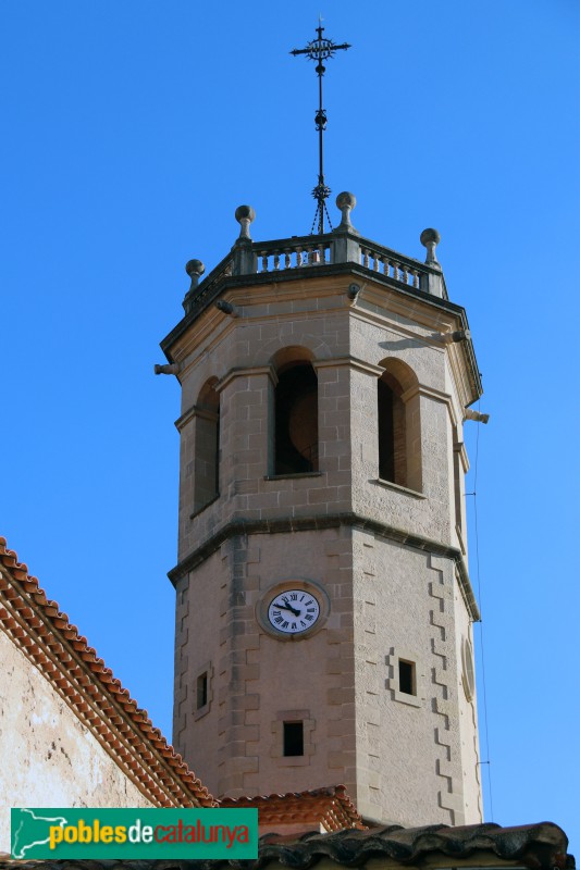 Sant Feliu de Codines - Església de Sant Feliu. Campanar (Foto: Albert Esteves, 2022) Sant Feliu de Codines - Església de Sant Feliu. Campanar