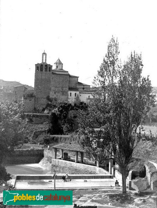 Sant Feliu de Codines - Església de Sant Feliu (Foto: Manuel Genovart - Arxiu fotogràfic Centre Excursionista de Catalunya-, 1921) Sant Feliu de Codines - Església de Sant Feliu