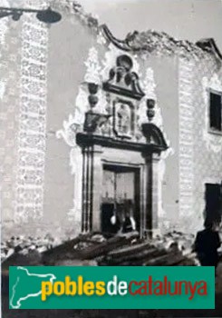 Sant Feliu de Codines - L'església de Sant Feliu després de la voladura (Foto: 2022) Sant Feliu de Codines - L'església de Sant Feliu després de la voladura