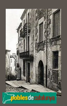 Hostalric - Can Fortuny. Foto antiga