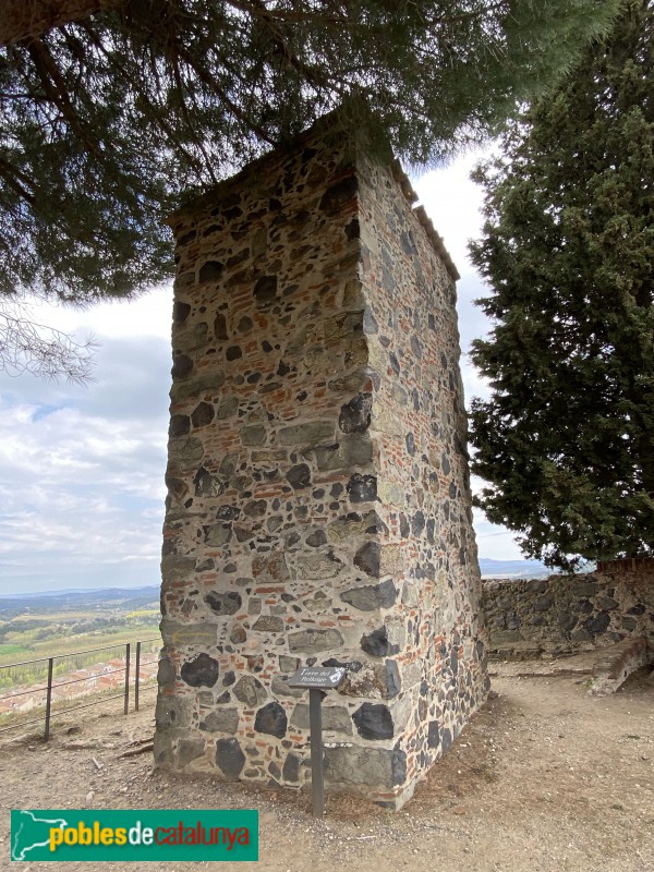 Hostalric - Castell. Torre del Rellotge