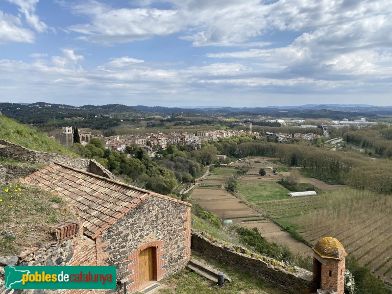 Hostalric - Panoràmica des del Castell