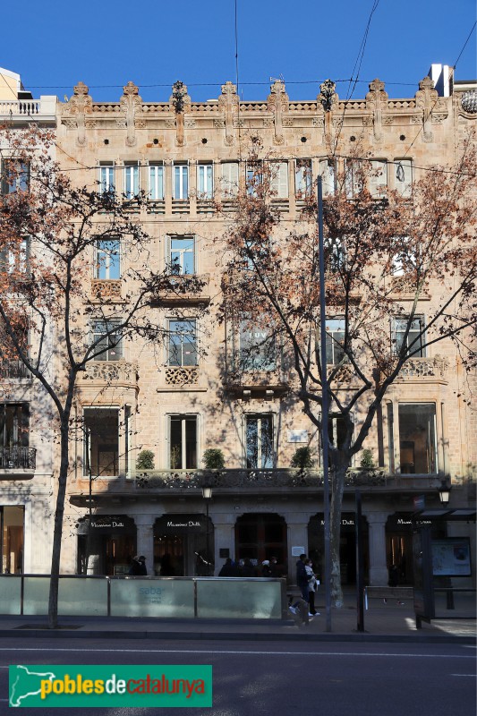 Barcelona - Casa Ramon Casas (Passeig de Gràcia, 96)