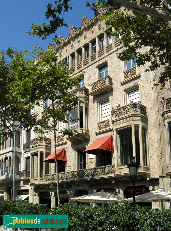 Barcelona - Casa Ramon Casas (Passeig de Gràcia, 96)