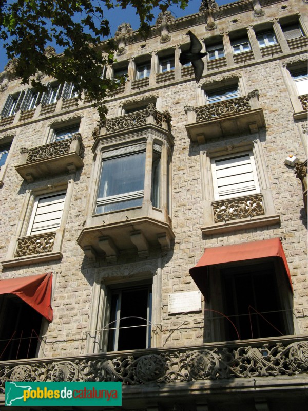 Barcelona - Casa Ramon Casas (Passeig de Gràcia, 96)