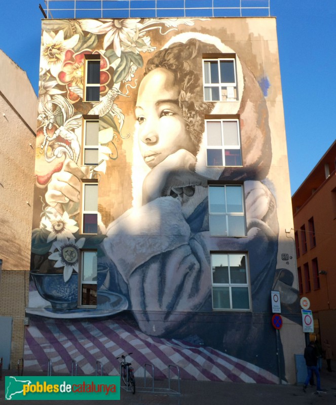 Vilanova i la Geltrú - Mural de la plaça del Mercat