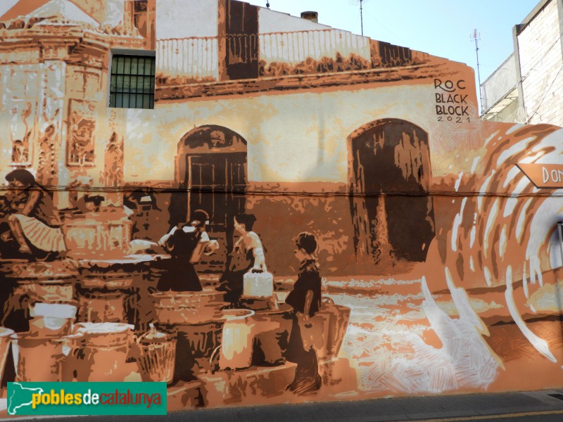 Vilanova i la Geltrú - Mural Dones amb Memòria