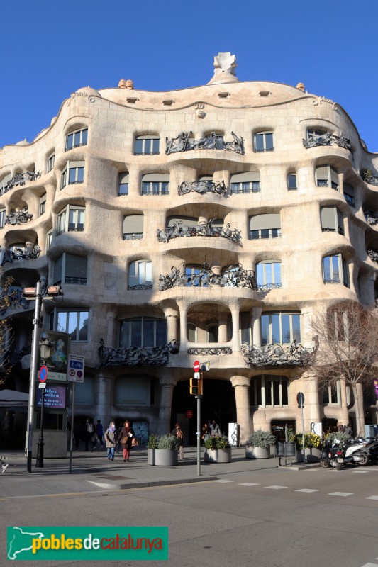 Barcelona - Casa Milà (La Pedrera) (Foto: Albert Esteves, 2022) Barcelona - Casa Milà (La Pedrera)