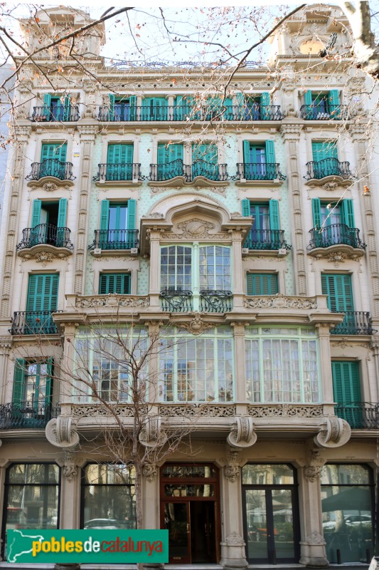 Barcelona - Passeig de Sant Joan, 45 (Foto: Albert Esteves, 2022) Barcelona - Passeig de Sant Joan, 45