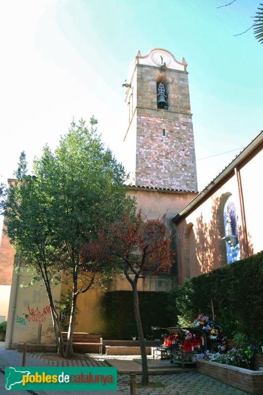 Mollet del Vallès - Església de Sant Vicenç. Campanar