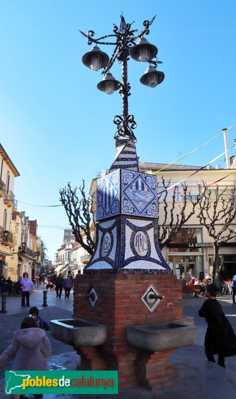 Mollet del Vallès - Font modernista