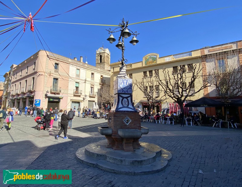 Mollet del Vallès - Font modernista