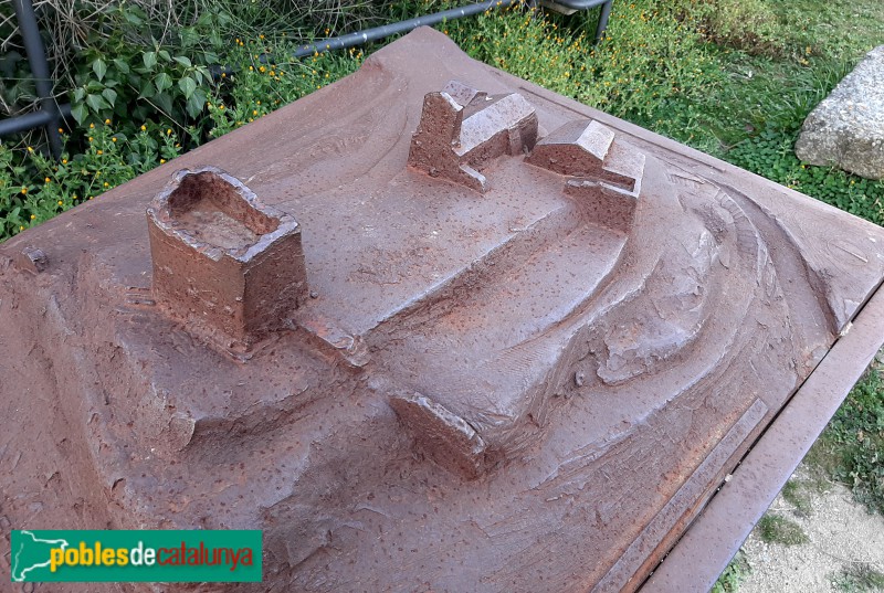 Santa Margarida de Montbui - Castell de Montbui. Maqueta (Foto: Sergi Suárez, 2022) Santa Margarida de Montbui - Castell de Montbui. Maqueta