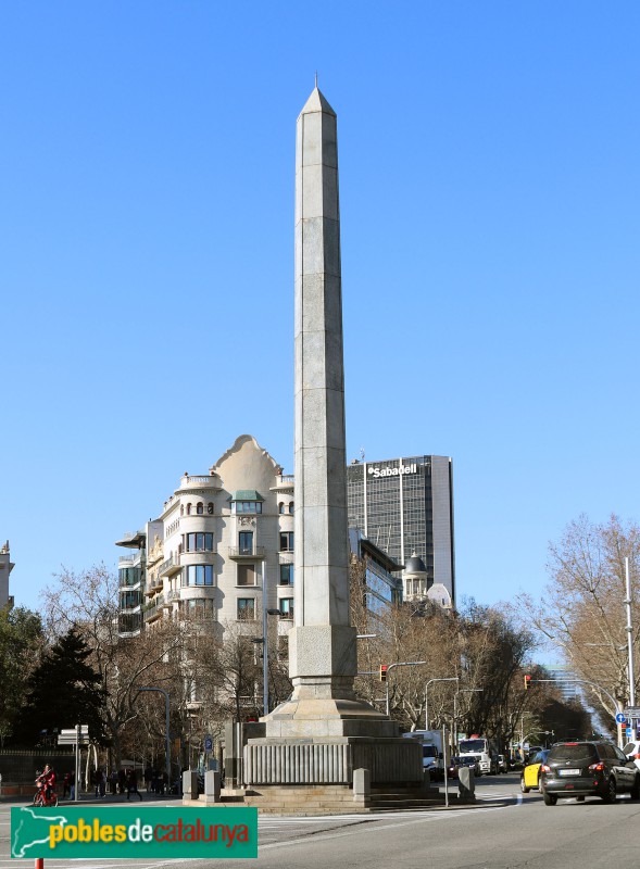 Barcelona - Obelisc del Cinc d'Oros