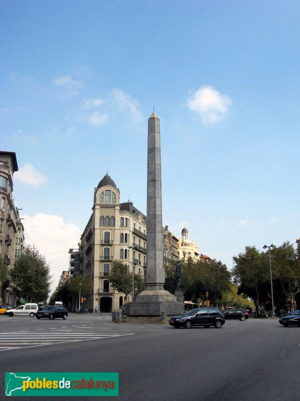 Barcelona - Obelisc del Cinc d'Oros