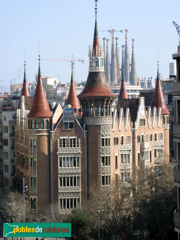 Barcelona - Casa de les Punxes (Foto: Albert Esteves, 2008) Barcelona - Casa de les Punxes