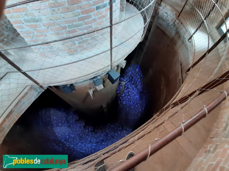 Torre de les Aigües del Besòs - Recreació aigua dipòsit