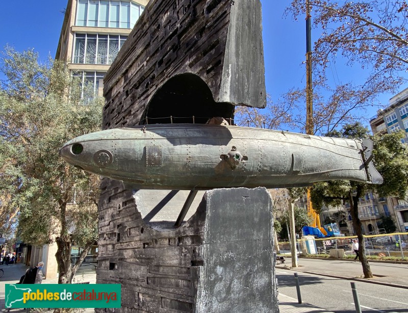 Barcelona - Monument a Monturiol