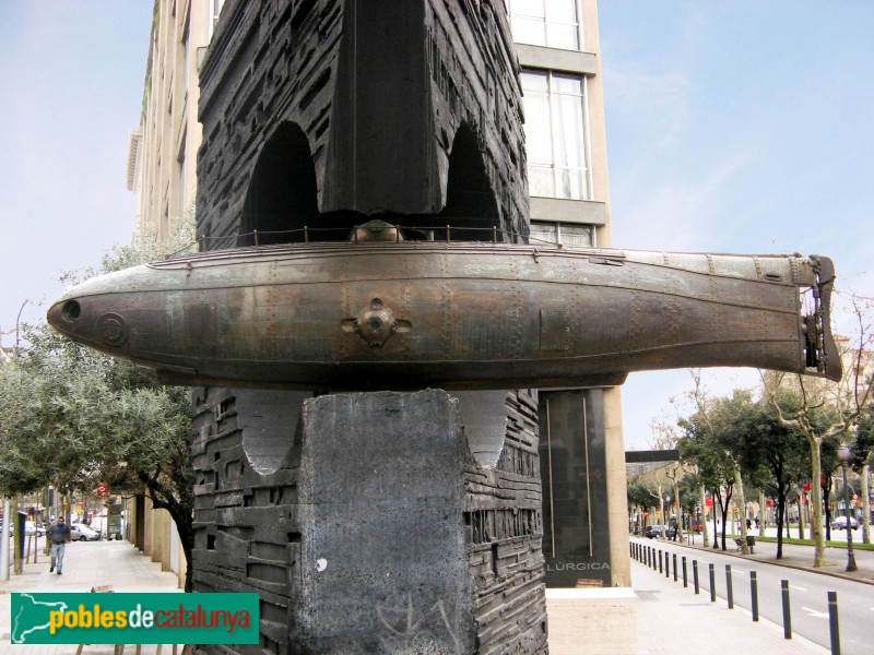Barcelona - Monument a Monturiol