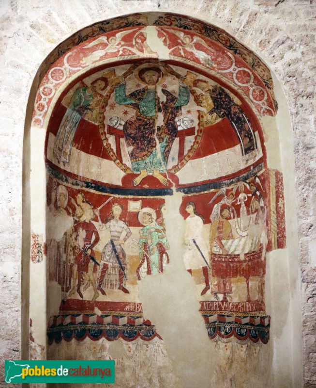 Terrassa - Església de Santa Maria. Absidiola dedicada a Sant Tomàs Becket (Foto: Albert Esteves, 2022) Terrassa - Església de Santa Maria. Absidiola dedicada a Sant Tomàs Becket