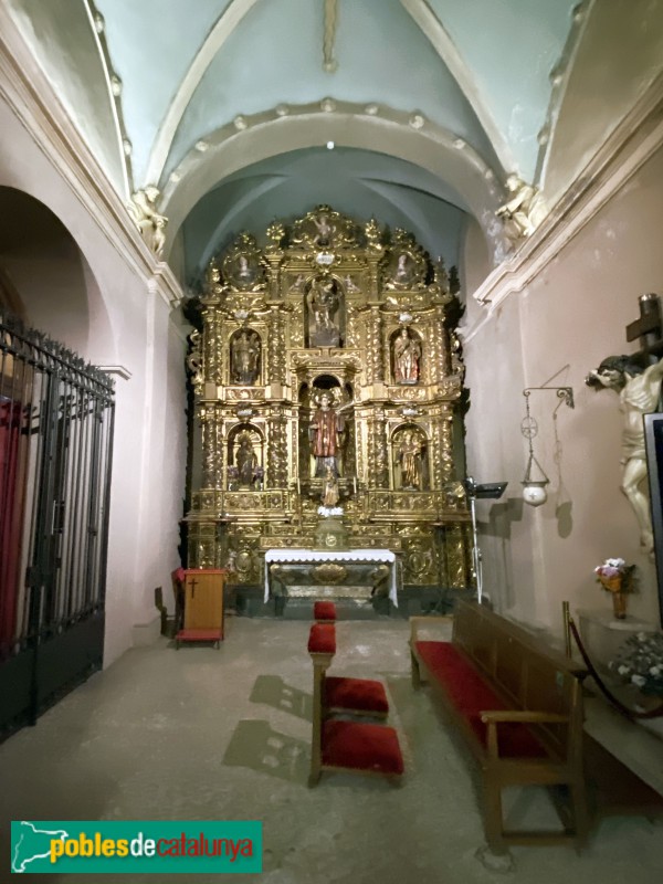 Terrassa - Església de Sant Pere. Retaule de Sant Valentí