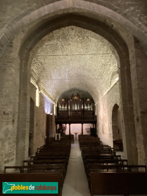 Terrassa - Església de Sant Pere, interior (Foto: Albert Esteves, 2022) Terrassa - Església de Sant Pere, interior