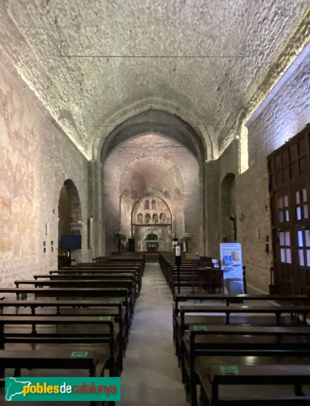 Terrassa - Església de Sant Pere, interior (Foto: Albert Esteves, 2022) Terrassa - Església de Sant Pere, interior