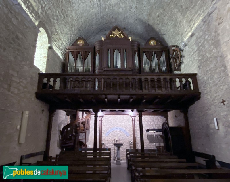 Terrassa - Església de Sant Pere, orgue (Foto: Albert Esteves, 2022) Terrassa - Església de Sant Pere, orgue