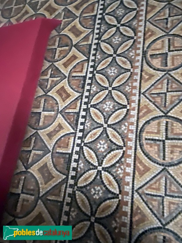 Terrassa - Església de Sant Pere, mosaic (Foto: Albert Esteves, 2022) Terrassa - Església de Sant Pere, mosaic