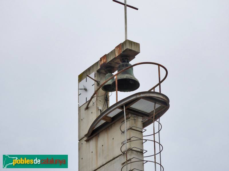 Premià de Mar - Església de Santa Maria. Detall del campanar