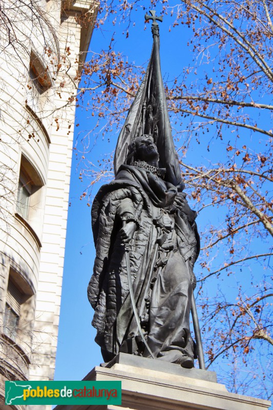 Barcelona - Monument a Rafael Casanova