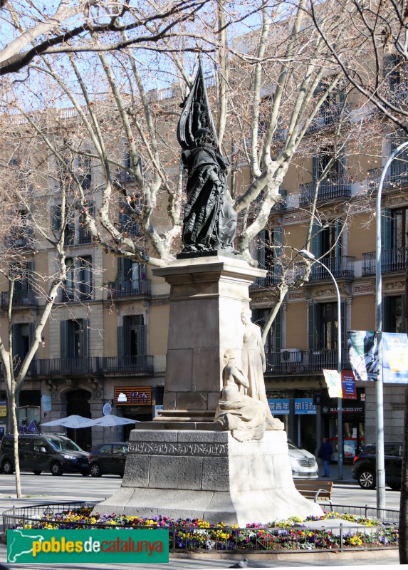 Barcelona - Monument a Rafael Casanova