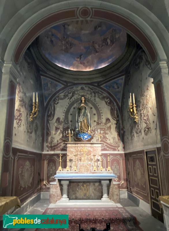 Altar de la Puríssima, 1947 (Foto: Albert Esteves, 2022) Altar de la Puríssima, 1947