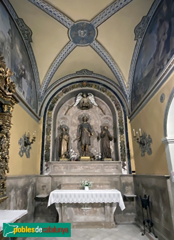 Altar de Sant Isidre (Prejecte, Joan Amigó, 1950) (Foto: Albert Esteves, 2022) Altar de Sant Isidre (Prejecte, Joan Amigó, 1950)