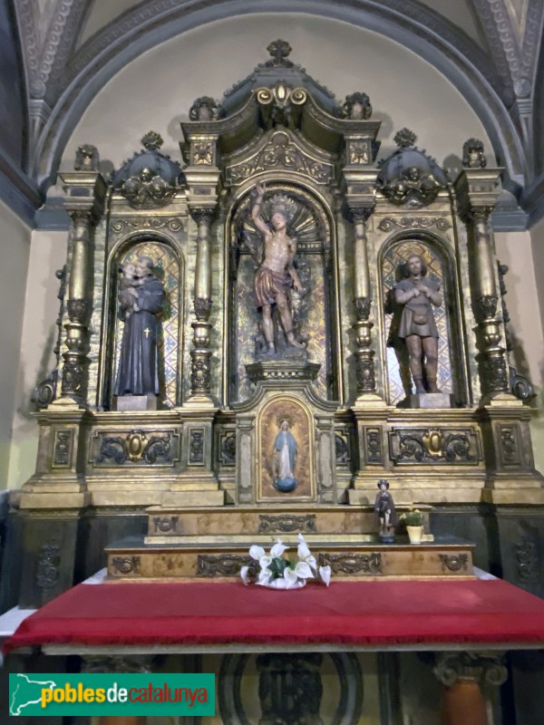 Altar de Sant Sebastià (Projecte, Joan Amigó, 1945) (1)