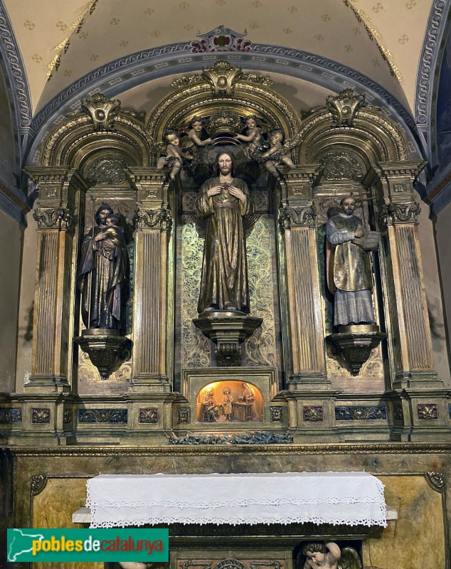 Altar del Sagrat Cor de Jesús  (Projecte, Joan Amigó, 1952)