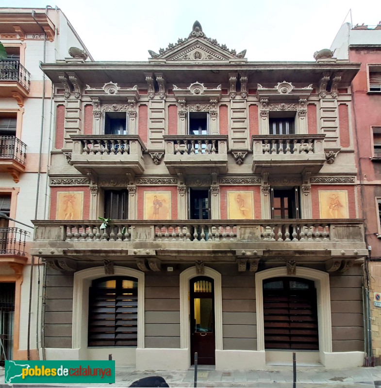 Barcelona - Casa Agustí Atzeries. Façana