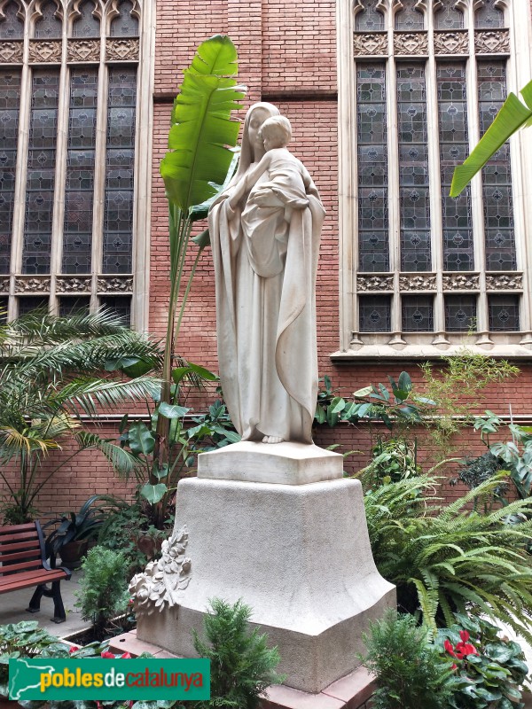 Barcelona - Convent de Pompeia. Imatge al laustre