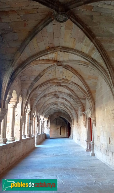 Vallbona de les Monges - Claustre del monestir, gàrgola (Foto: Cristina Rodríguez, 2022) Vallbona de les Monges - Claustre del monestir, gàrgola